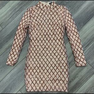 FASHION NOVA Sequin Party Dress